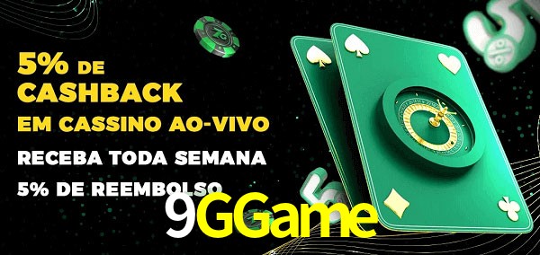 Promoções do cassino ao Vivo 9GGame